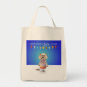 "My Love Language" Grocery Canvas tas (Voorkant)