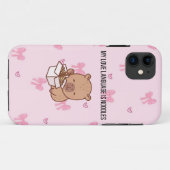 My Love Language Is Noodles | Kawaii Capybara iPho Case-Mate iPhone Case (Achterkant (horizontaal))