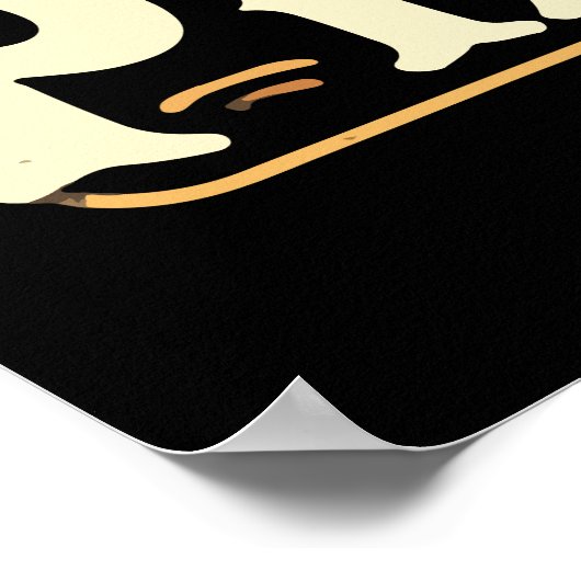 My Love Language Is Pizza - Een leuke foodie Valen Poster (Hoek)