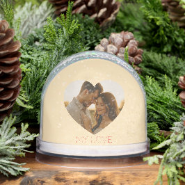 My love Minimal couple custom  Sneeuwbol