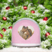 My love Minimal couple custom  Sneeuwbol (Kerstmis)