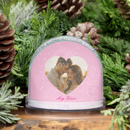 My love Minimal couple custom  Sneeuwbol