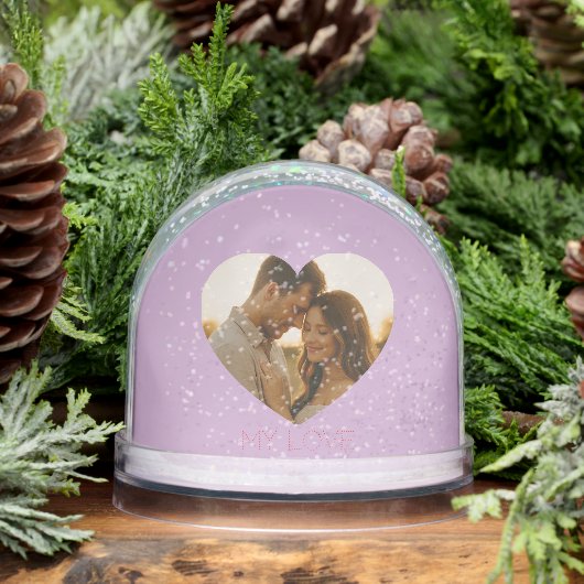 My love Minimal couple custom Snow Globes Sneeuwbol (Winter)