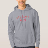 My Love Nae Sarang Korean Hangul Typography Hoodie (Voorkant)