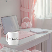 My Love ❤️ – Romantisch minimalistisch citaat voor Koffiemok