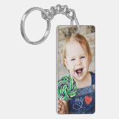 My Love Sweet Photo Double Sided Sleutelhanger (Voorkant Links)