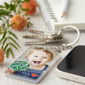 My Love Sweet Photo Double Sided Sleutelhanger (Voorkant Rechts)