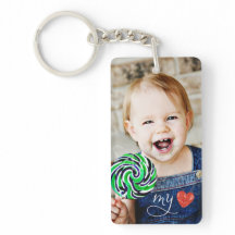 My Love Sweet Photo Double Sided Sleutelhanger