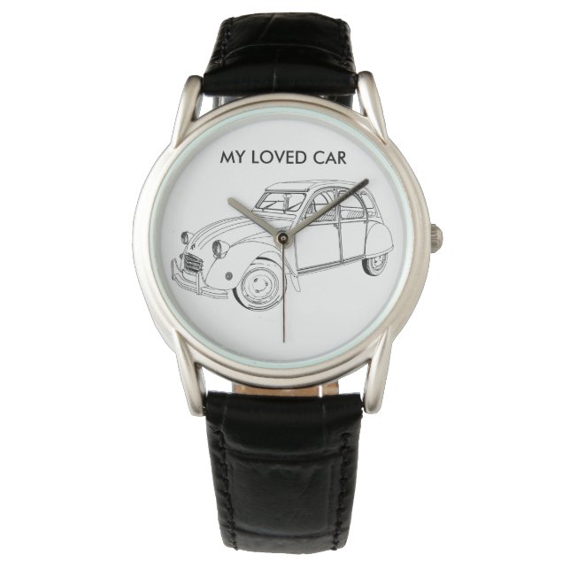 My loved car: Citroën 2 CV Horloge (Voorkant)