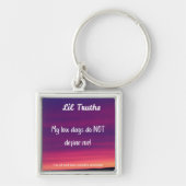 My Low Days Sunset Lil Truths Sleutelhanger (Voorkant)