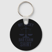 My Lucky Bar Exam Funny Law School Graduation New Sleutelhanger (Voorkant)