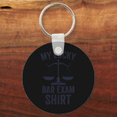 My Lucky Bar Exam Funny Law School Graduation New Sleutelhanger (Voorkant)
