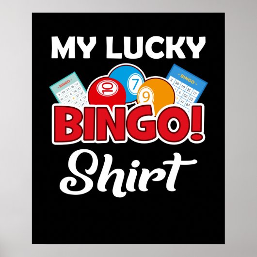 My Lucky Bingo - Funny Bingo Player Poster (Voorkant)