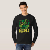 My Lucky Charms Call Me Mimi Groovy St Patrick's D T-shirt (Voorkant volledig)