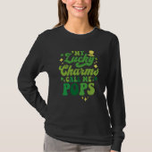 My Lucky Charms Call Me Pops St Patrick's Day Groo T-shirt (Voorkant)