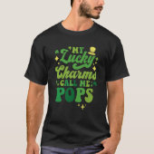 My Lucky Charms Call Me Pops St Patrick's Day Groo T-shirt (Voorkant)