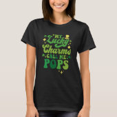 My Lucky Charms Call Me Pops St Patrick's Day Groo T-shirt (Voorkant)