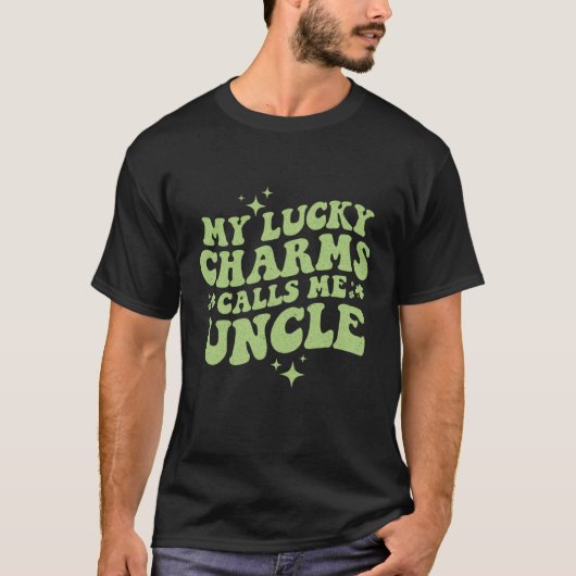 My Lucky Charms Call Me Uncle St Patrick's Day Gro T-shirt (Voorkant)