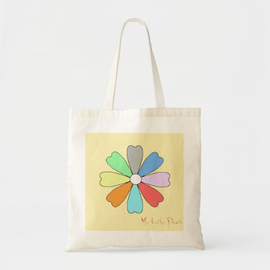 My lucky flower boodschaptas tote bag (Voorkant)