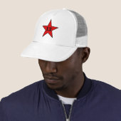 My Lucky Number Star - Nummer 13 - v2 (rood) Trucker Pet (In situ)