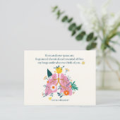 My Lungs Smile When We Think of You Briefkaart (Staand voorkant)