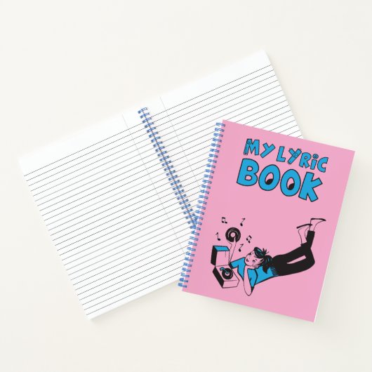 My Lyric Book "Tune Tote" inspired journal Notitieboek (Binnen)