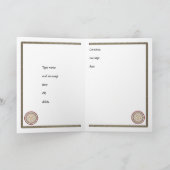 My Mah Jongg Coat 04:  Wenskaart Kaart (Binnen)