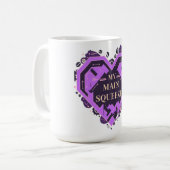 My Main Squeeze – Purple Coffee Love Valentine Koffiemok (Voorkant links)