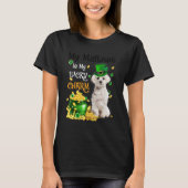 My Maltese Is My Lucky Charm Cute Dog Patricks Day T-shirt (Voorkant)