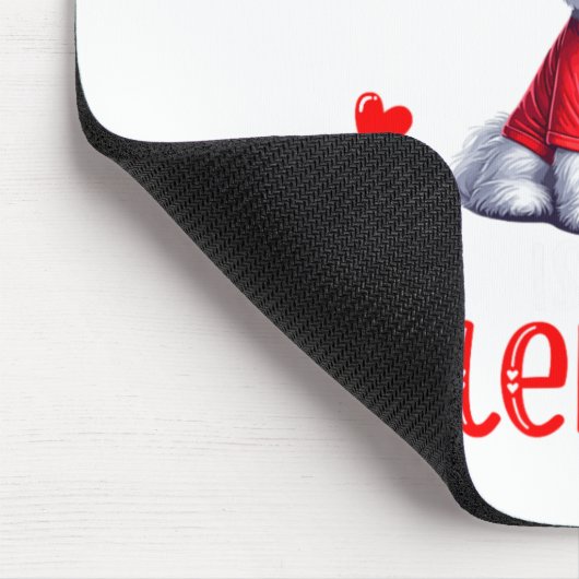 My Maltese Is My Valentine Hearts Costume Single O Muismat (Hoek)