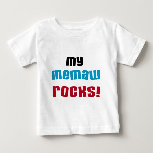 My Memaw Rocks T-shirts en geschenken (Voorkant)