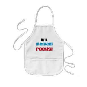 My Memaw Rocks T-shirts en geschenken Kinder Schort