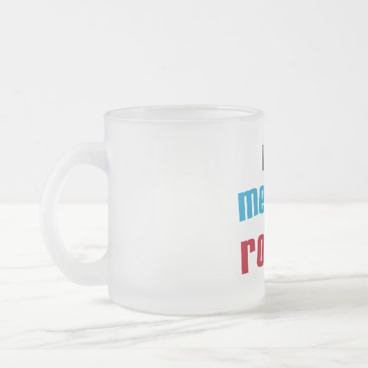 My Memaw Rocks T-shirts en geschenken Matglas Koffiemok (Links)