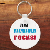 My Memaw Rocks T-shirts en geschenken Sleutelhanger (Voorkant)