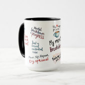 My Mental Breakdown Cup: A Relatable Design Mok (Voorkant links)