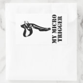 My Micro Trigger Rechthoekige Sticker (Tas)