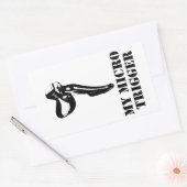 My Micro Trigger Rechthoekige Sticker (Envelop)