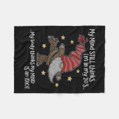 My Mind Still Thinks I'm 20's My Body Thinks My Mi Fleece Deken (Voorkant (Horizontaal))