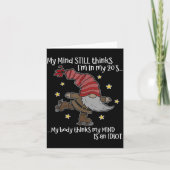 My Mind Still Thinks I'm 20's My Body Thinks My Mi Kaart (Voorkant)