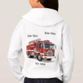My Mom Is A Member Of The Wee Woo Crew Fire Truck (Achterkant)