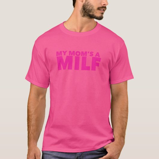 My Moms a MILF family T-shirt (Voorkant)