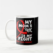 My Mom's Fight Is My Fight Blood Cancer Awareness  Koffiemok (Links)