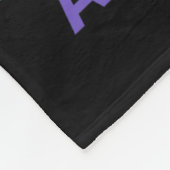 My Mom's Wings Cover Heart Suicide Awareness Ribbo Fleece Deken (Hoek)