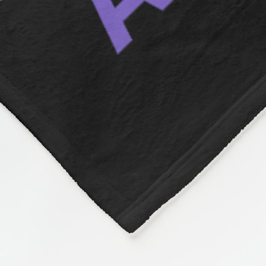 My Mom's Wings Cover Heart Suicide Awareness Ribbo Fleece Deken (Hoek)