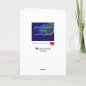 My Moon My Sun en All My Stars wenskaart Aankondiging (Achterkant)