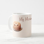 My Morning Joy Gepersonaliseerde Kaneel Roll Cuten Koffiemok (Voorkant links)