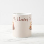 My Morning Joy Gepersonaliseerde Kaneel Roll Cuten Koffiemok (Center)