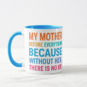 My Mother Before Everything- Heartfelt Family gift Mok (Links)