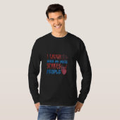 My Music Scares People & I Laugh T-shirt (Voorkant volledig)