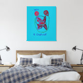 My Name Is Blossom Canvas Afdruk (Insitu (Slaapkamer))